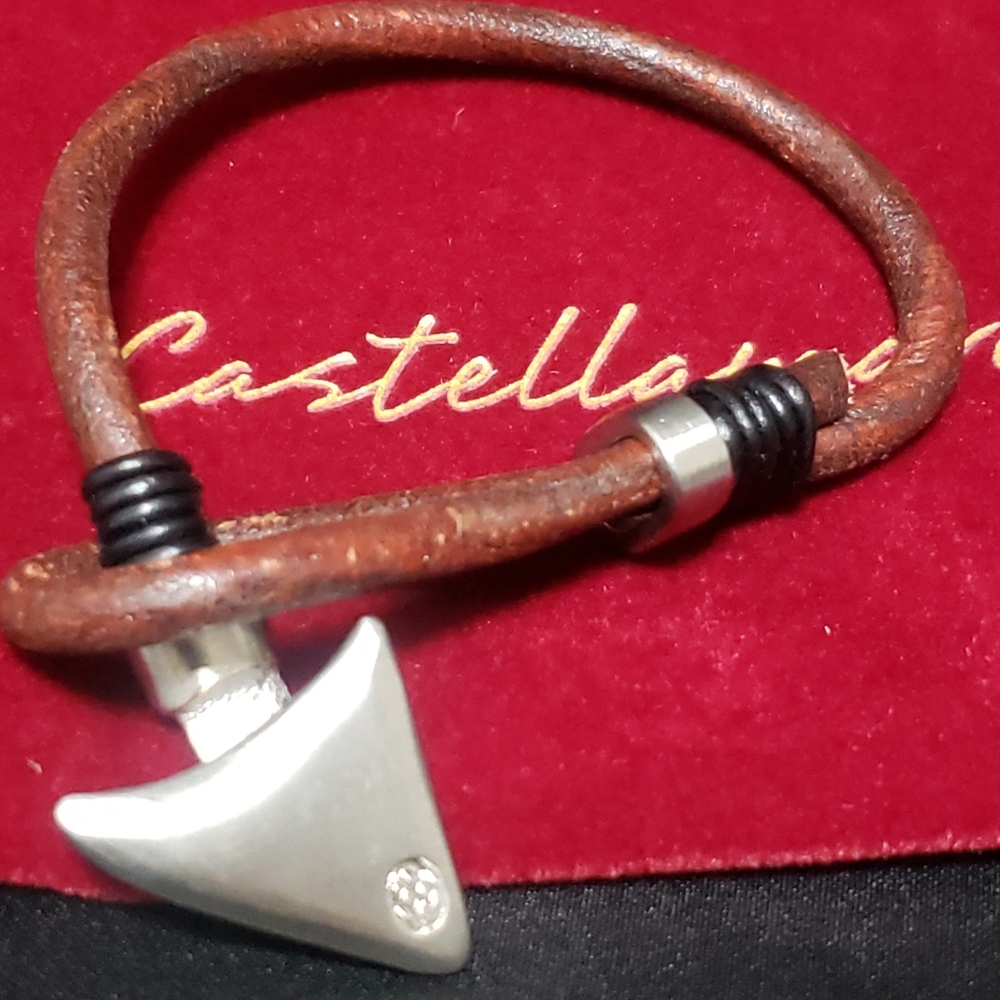 Unisex! Castellamare by Invicta 💯 Leather Brown NWT - Picture 5 of 9